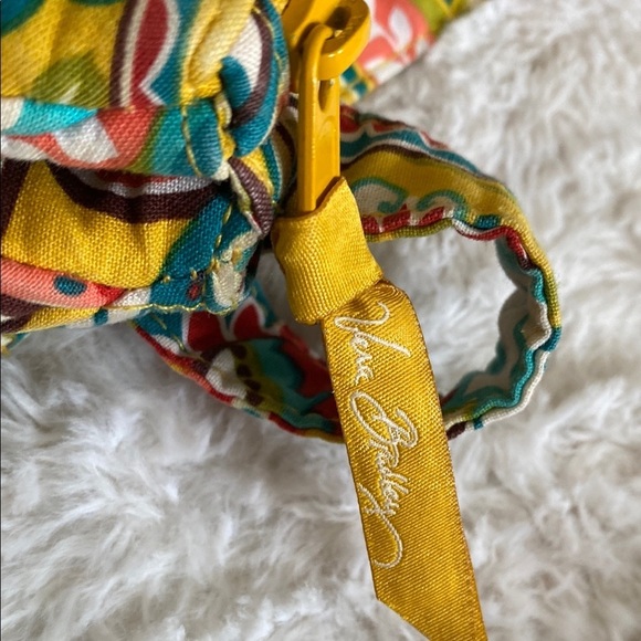 Vera Bradley Vibrant Yellow and Red Crossbody Bag - Picture 11 of 12
